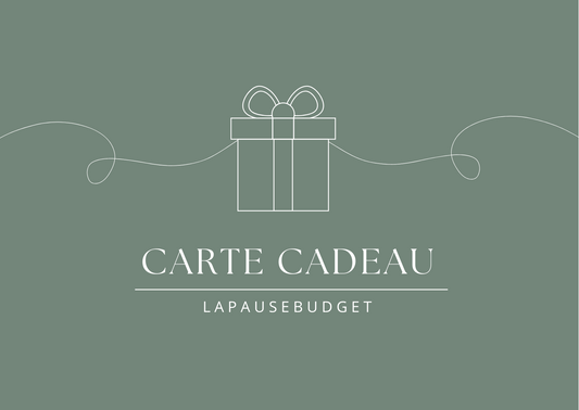 Carte cadeau lapausebudget