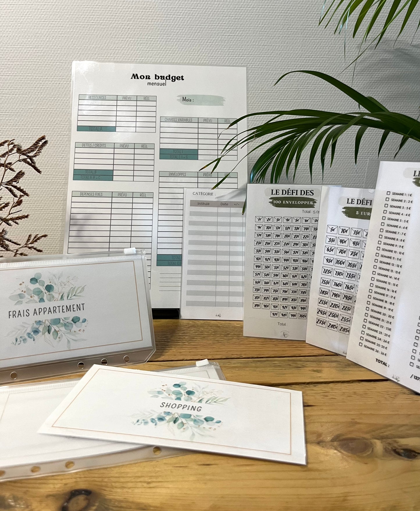 Kit semi-complet 1 - Méthode des enveloppes budgétaires